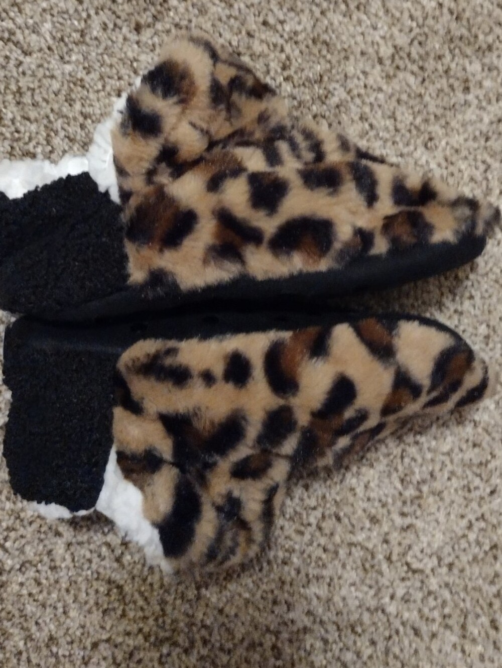 Animal Print Soft Bootie Sleepers